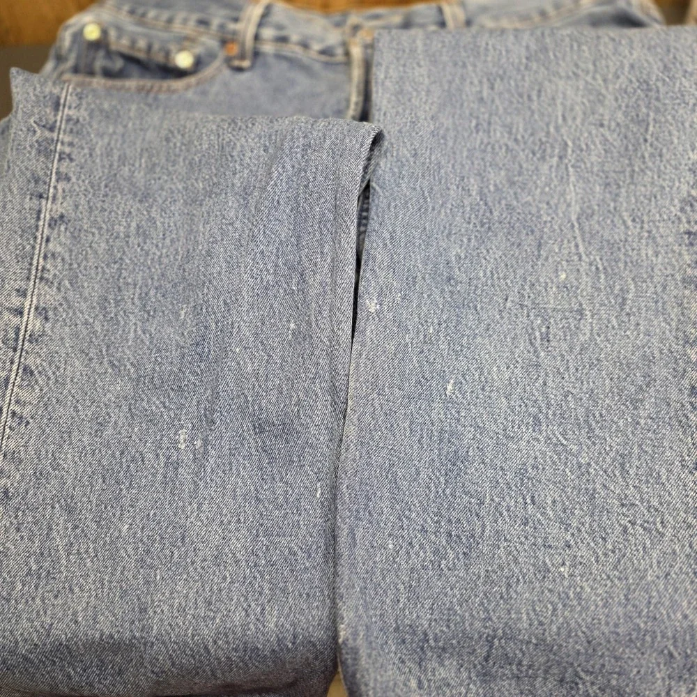 VTG Y2K Levis 501 Jeans Mens 38x30 Blue Denim Straight Button Fly Grunge
